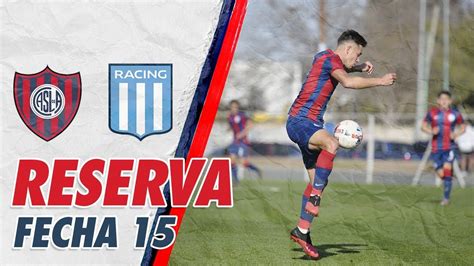 Reserva San Lorenzo Vs Racing Racing Hoy Noticias