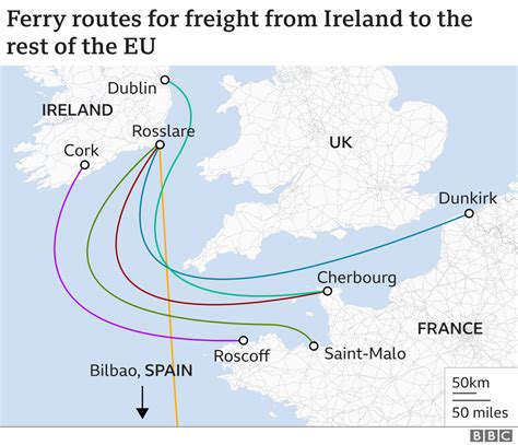 Brexit Why Irish Freight Trade Is Avoiding Britain Bbc News