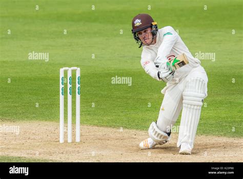 London, UK. 29th Aug, 2017. Jason Roy batting for Surrey against ...