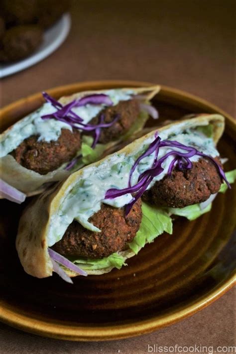 Falafel With Pita Pockets Bliss Of Cooking