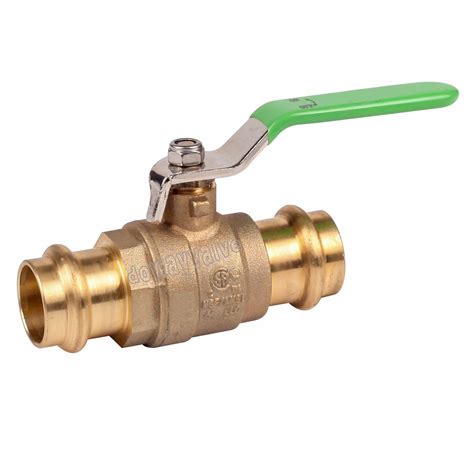 China Lead Free Brass Press Fit Ball Valve Csa Certified Full Por