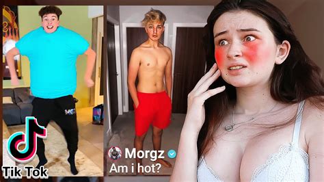 Reacting To My Boyfriend Morgz Tiktok Cringe Youtube