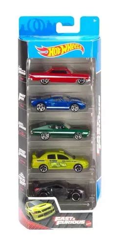 Hot Wheels Pack 5 Autos Rápido Y Furioso Cuotas sin interés