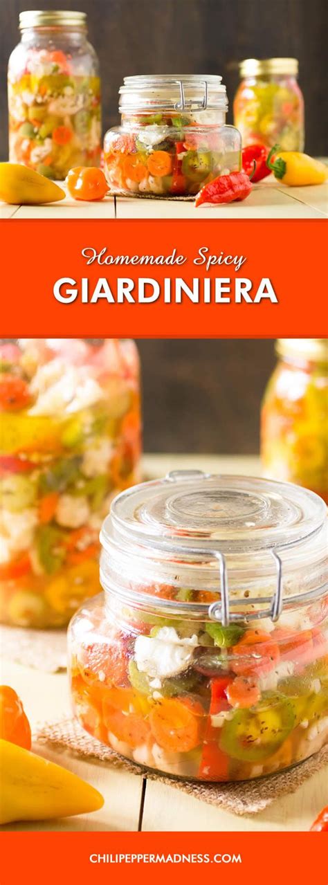 Homemade Spicy Giardiniera Make Your Own Giardiniera At Home With