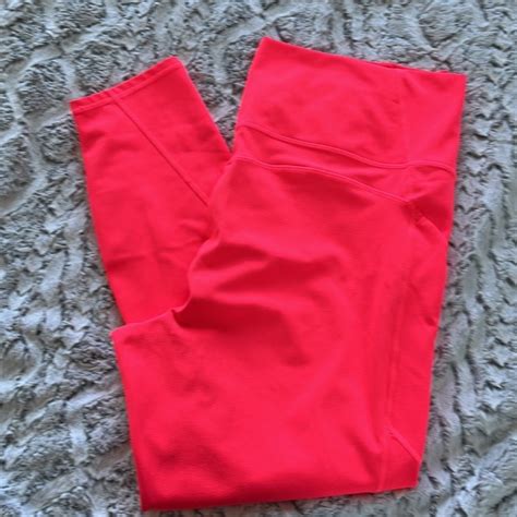 Fabletics Pants And Jumpsuits Fabletics Neon Pink Leggings Power Hold