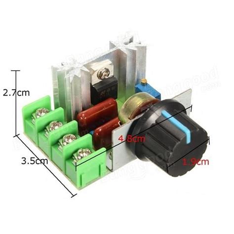 W V Ac Voltage Regulator Motor Speed Controller Led Dimmer