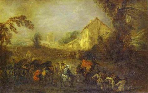 The Hardships of War, c.1716 - Antoine Watteau - WikiArt.org