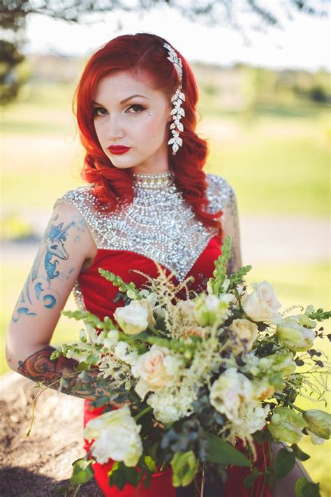 This Jessica Rabbit Bridal Look Made Our Jaws Drop Bridal Looks