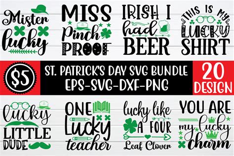 St Patricks Day Svg Bundle Vol 3 By Bdb Graphics Thehungryjpeg