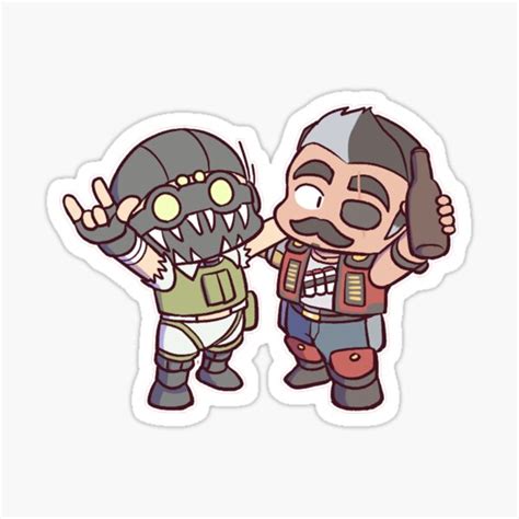 Octane And Fuse Chibi Sticker For Sale By Wholeuniverse Redbubble