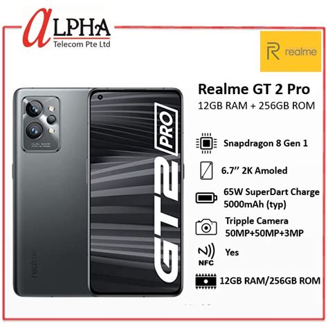 Realme Gt 2 Pro 5g 12gb256gb Official Global Version Shopee