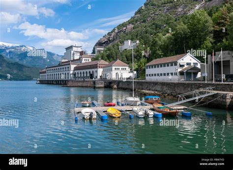 Old Hydroelectric Power Plant Now Industrial Museum Odda At The