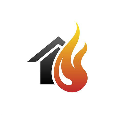 House In Fire Icon Burning House Icon Disaster Symbol House In Fire