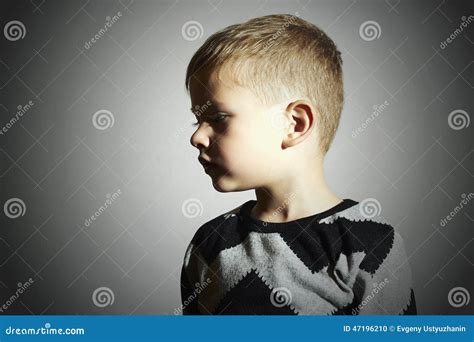 Childfashion Kidschildrenlittle Boyprofile Stock Photo Image