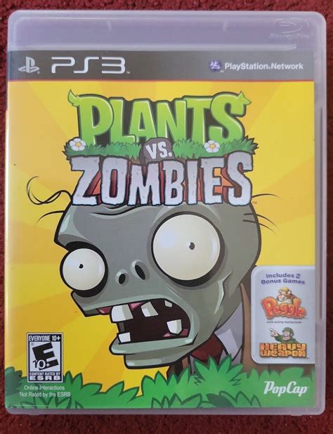 Plants Vs Zombies Ps Game With Peggle And Heavy Weapon Tested And