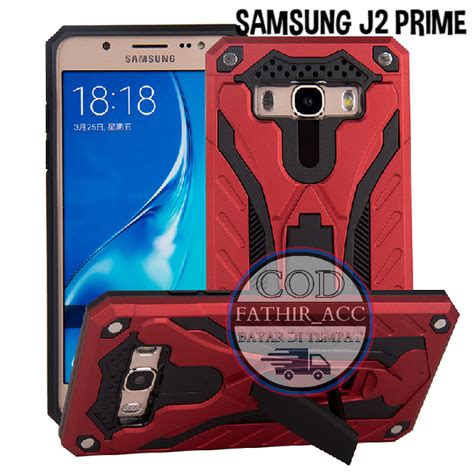 Case Hp Cocok Untuk Samsung J Prime Casing Standing Back Klip Hard