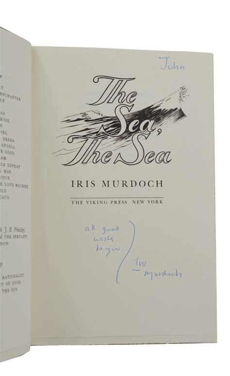 The Sea The Sea By Murdoch Iris Near Fine 1978 First American