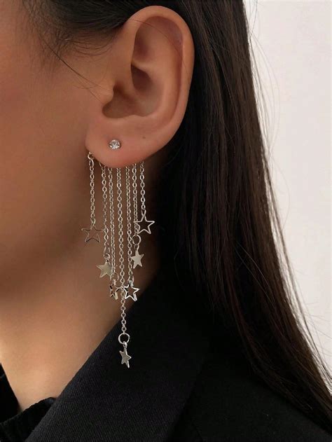 Ropa De Mujer Y Hombre Comprar Moda Online Star Tassel Earrings