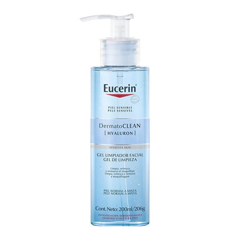 Gel Limpiador Facial Eucerin DermatoClean Para Piel Normal A Mixta 200