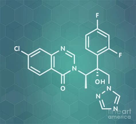 Albaconazole Antifungal Drug Molecule Photograph By Molekuulscience Photo Library Fine Art