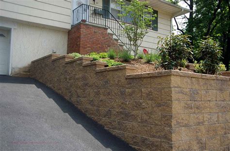 Driveway Retaining Wall Cornerstone Wall Solutions