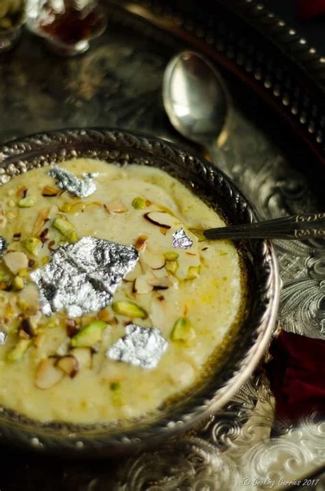 Khoya Rice Kheer – Rice and Milk Pudding - Cooking Curries