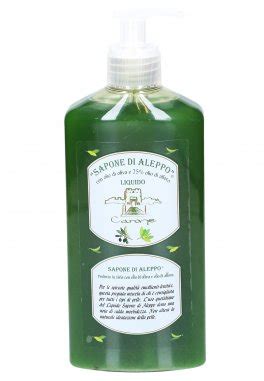 Sapone Di Aleppo Liquido Con Olio Di Oliva E Olio Di Alloro Di