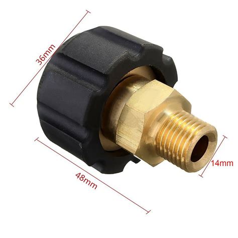 High Pressure Washer Swivel Joint Connector Adapter Threaded Hose