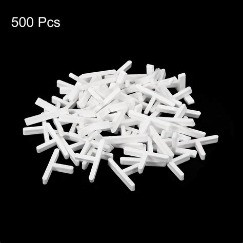 Uxcell 500pack Wall Floor Tile Plastic T Shape Spacers Tiling Tools 2mm