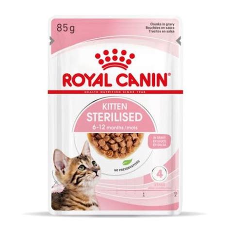 Royal Canin Kitten Sterilised Chunks In Jelly 12x85g Pet Food