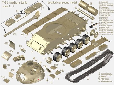 Т-55 советский средний танк