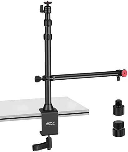 NEEWER Camera Desk Mount With Overhead Camera Mounting Arm And 1 4