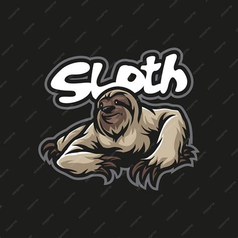 Premium Vector | Sloth mascot logo design vector with modern