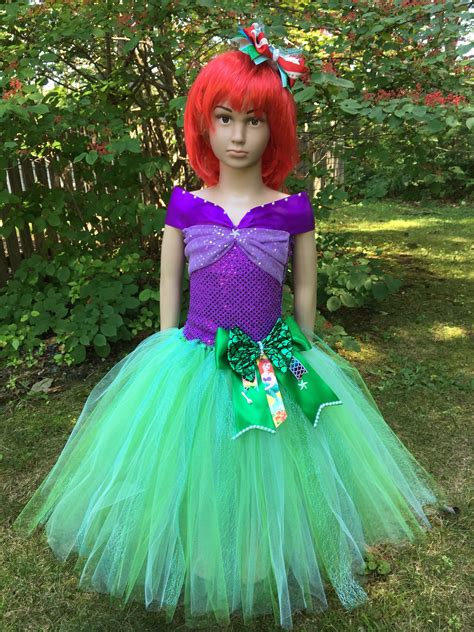 Baby Girl Disney Princess Ariel Inspired Dress Little Mermaid Etsy