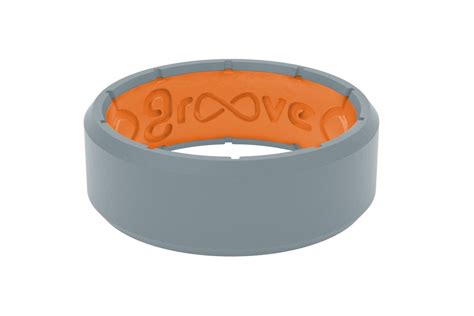 Groove Life - Groove Life Edge Ring - Storm Grey/Orange, Size 8 - Walmart.com - Walmart.com