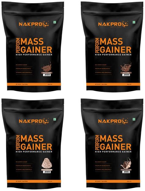 Nakpro Perform Mass Gainer Nakpro Nutrition