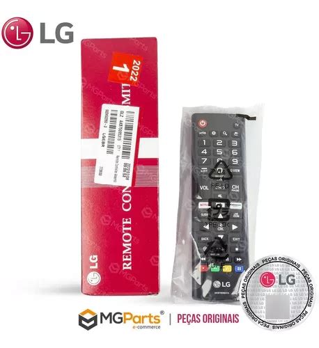 Controle Remoto Universal Para Smart Tv LG Netflix Original R 81 Em