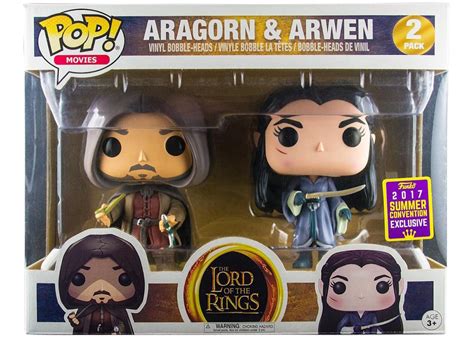 Funko Pop! Movies The Lord of the Rings Aragorn & Arwen Summer ...