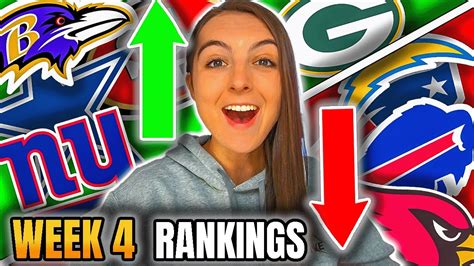 Nfl Power Rankings Week 4 2022 Youtube