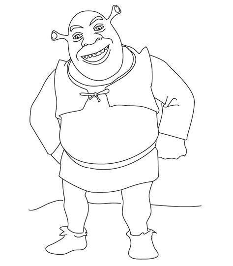 Shrek Pel Culas De Animaci N Dibujos Para Colorear E