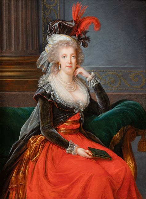 Élisabeth Vigée Le Brun Portrait of the archduchess Maria Carolina of