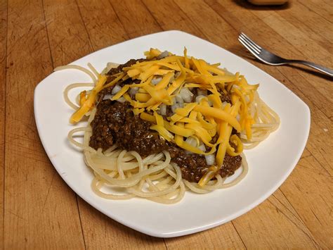 Four Way Cincinnati Chili Homemade Rfood