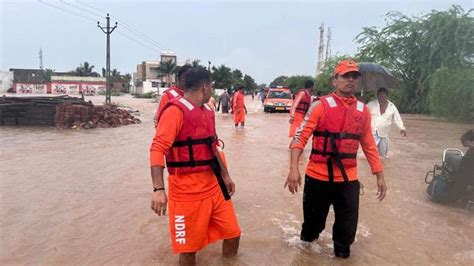 Monsoon Rains In Gujarat Claim 65 Lives Thousands Stranded