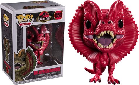 Amazon Funko Pop Movies Jurassic Park Red Dilophosaurus