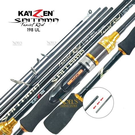 Jual Joran Ul Kaizen Saitama Travel Rod Solid Tip Carbon Extra Ul