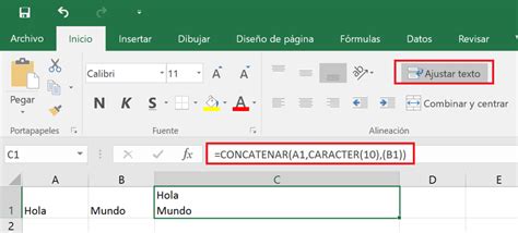 Salto De L Nea En Excel Todoinfoweb