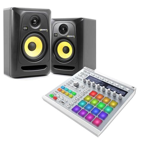 Native Instruments Maschine Mk Ii White And Krk Rokit Bundle At