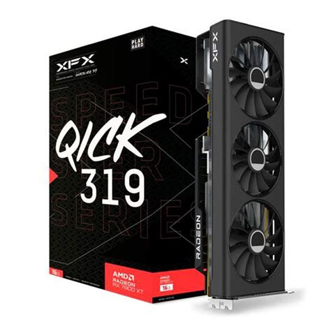 Oferta Placa De Vídeo Amd Radeon Rx 7800 Xt Speedster Qick 319 Xfx 16gb Gddr6 Por R 3 299 99