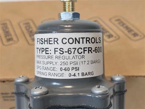 Fisher 67CF Series Filter Pressure Regulator Type FS 67CFR 600