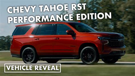 Chevy Tahoe RST Performance Edition Revealed YouTube